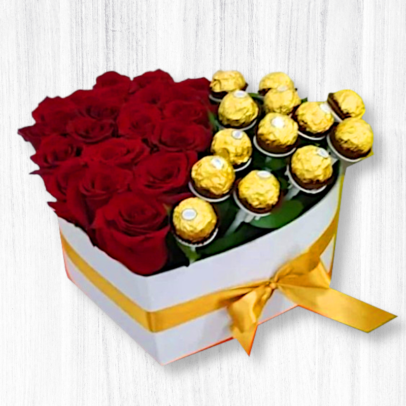RAMO 1 - Topiario Corazón y chocolates